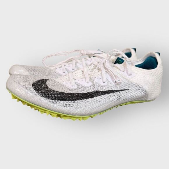 Nike Zoom Superfly Elite 2 White Bright Spruce Track Spikes Mens 8.5 FZ9662-100 main image 4
